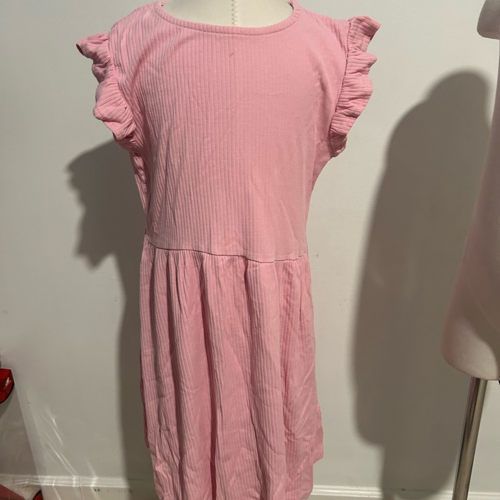 Zara Pink Flutter Sleeve Sundress